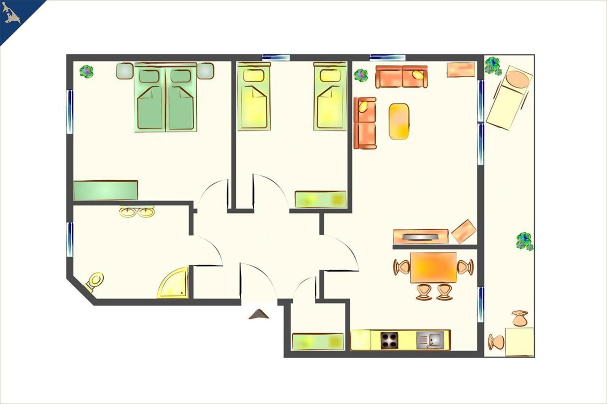 Haus Triade Ferienwohnung Triade 1 Zinnowitz Esterno foto